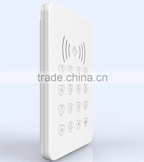 RFID keyboard with Touch screen ! Nice design wireless keyboard with SMS alert when lower power