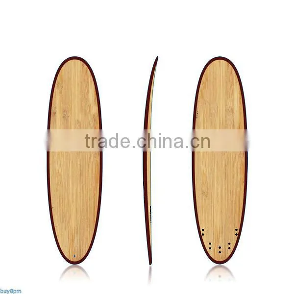 8.6' bamboo long surfboard, wood surf long boards