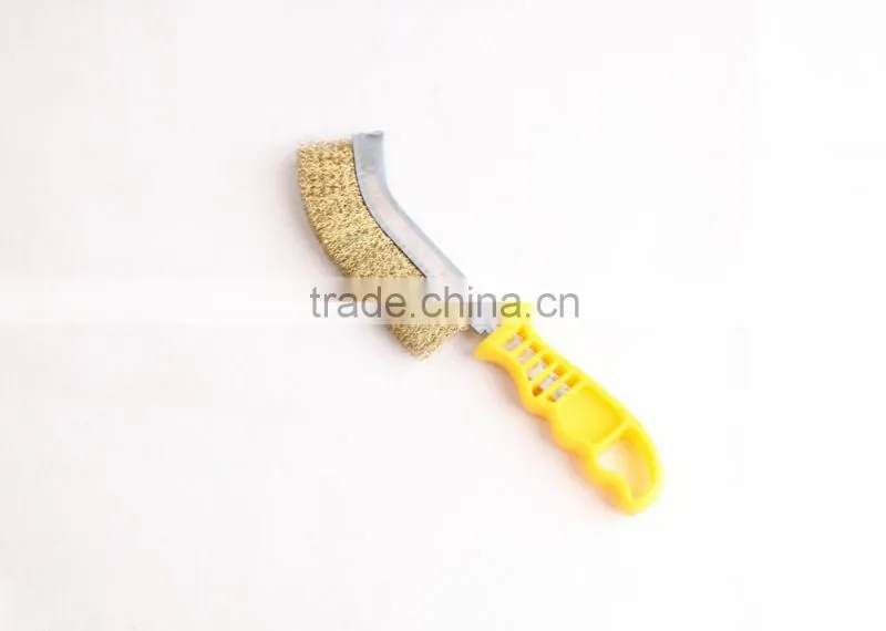 plastic crimped wire hand scratch brushes, length 265 mm 10 1/2"