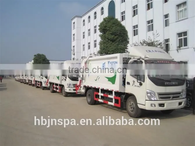 8CBM High-quality foton compactor garbage truck