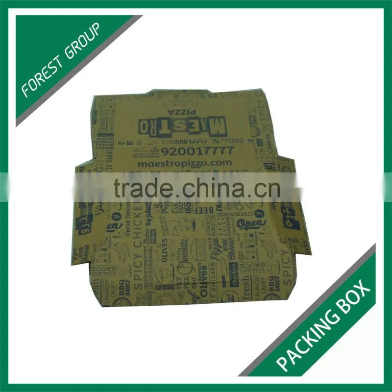 NEW DESIGN SMALL CORRUGATED FOOD CARTON PIZZA BOXES FOR KIDS