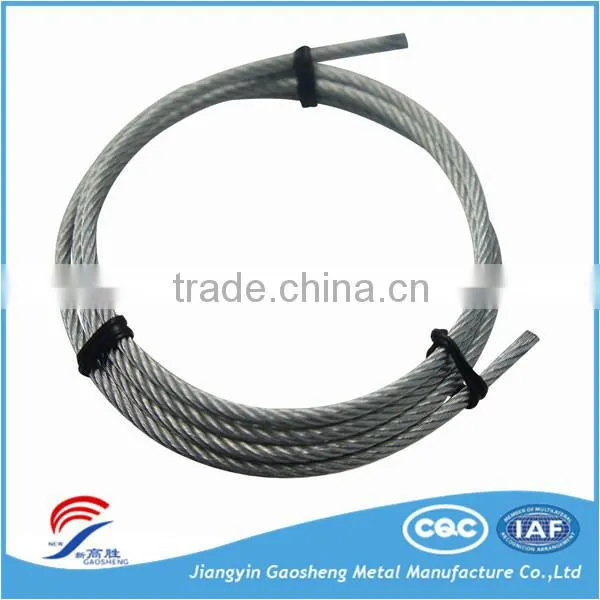 4.76mm 7x19 Galvanised Cable