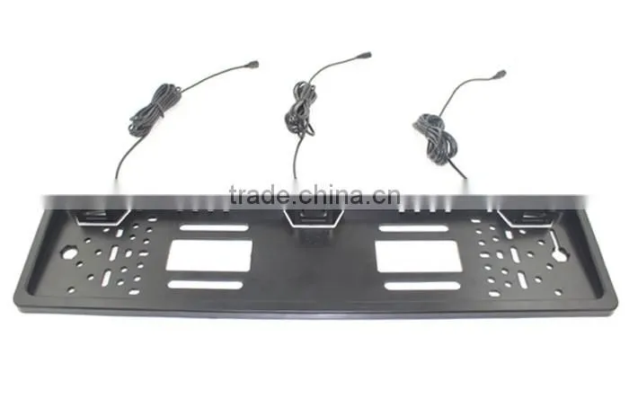 The European license plate frame with parking sensors,car parking sensor led display indicator
