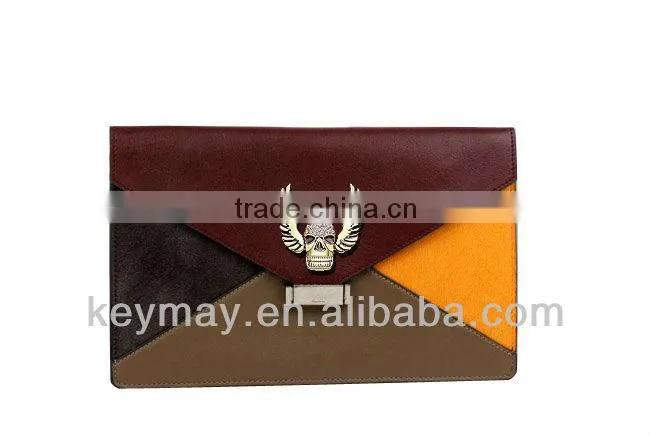 Alloy drill accessories clutch envelop bag evening bag