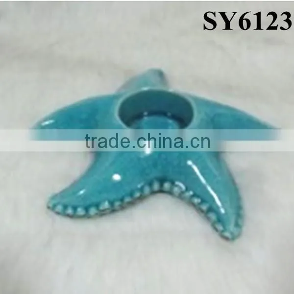 Small cheap ceramic candle holder wholesale