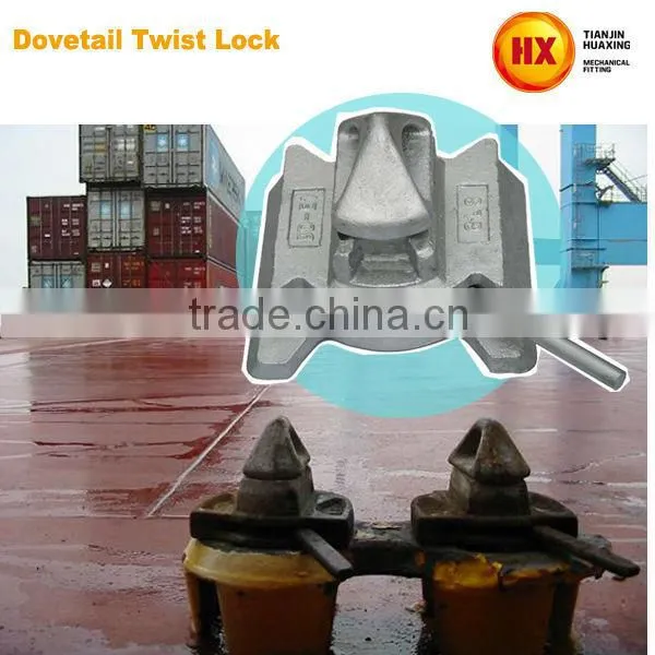Bovetail Twist Lock Foundation Container Parts Lashing 45&55 Degree