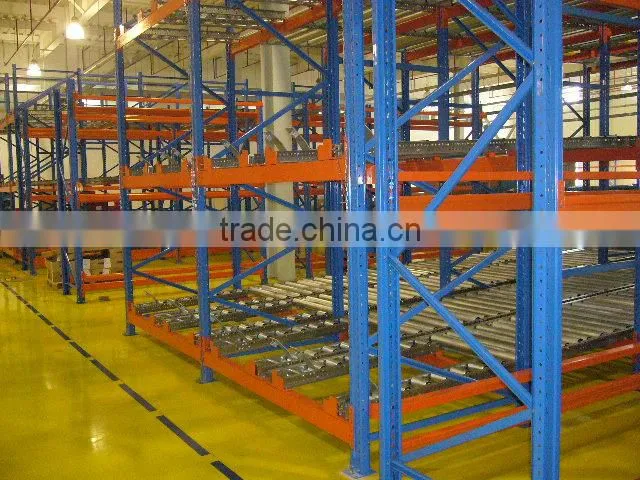 Carton Flow through Racks for Warehouse Rack