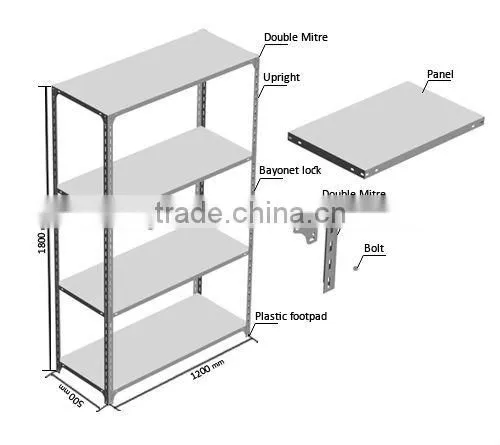 good quality and price warehouse longspan racking/storage rack/pallet rack