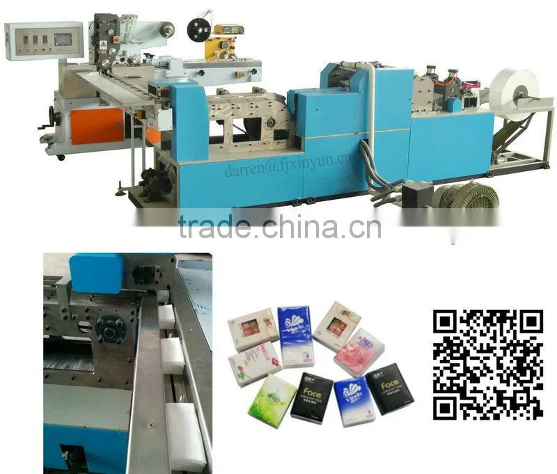 High speed automatic mini face tissue making machines