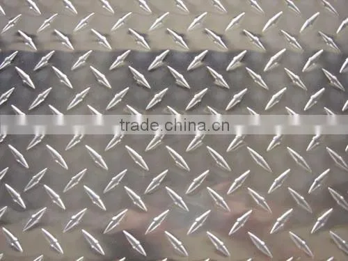 5052 5083 high reflective embossed aluminum plate