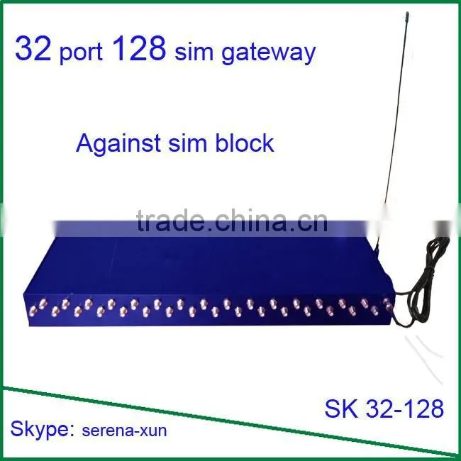 New 32 port 256 sim gsm gateway