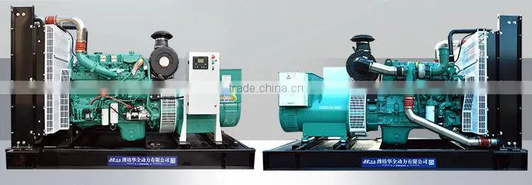 500kva Diesel Main Power Engine Generator set powered by cummins diesel engine at 60HZ made in china