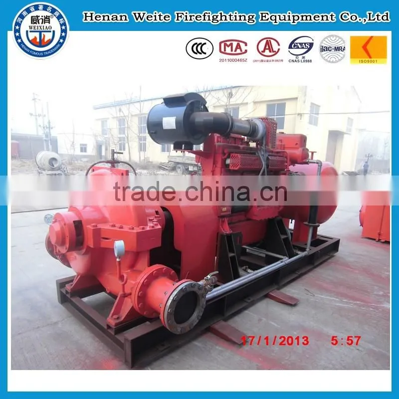 Fire pumping station,diesel engine fire fighting pumps set
