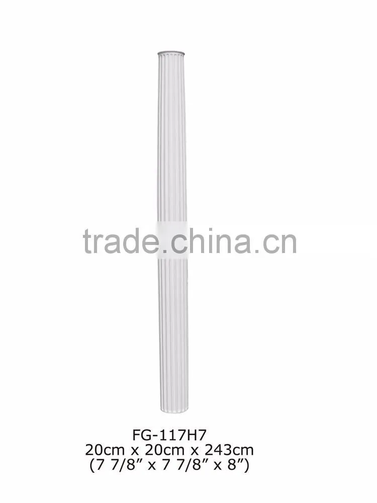 2016 High Quality Good price beautiful polystyrene Crown roman column for sale