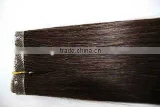 processed remy human hair skin weft seamless remy tape hair extension