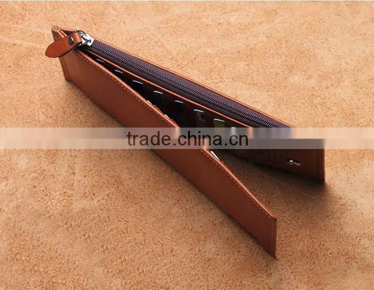 direct factory sale leather passport holder/cheque holder/leather passport holder with custom logo