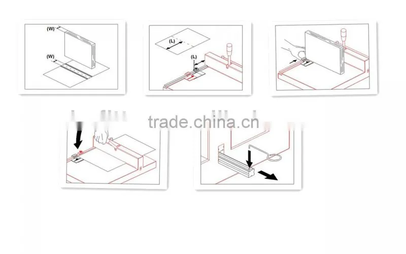 SM-460 A3 size manual creasing and perforating machine