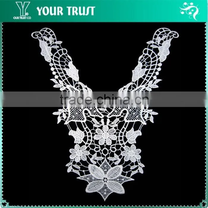 Width 14.0 Centimeter White Stretch Tape Trim Spandex Jacquard Elastic Lace
