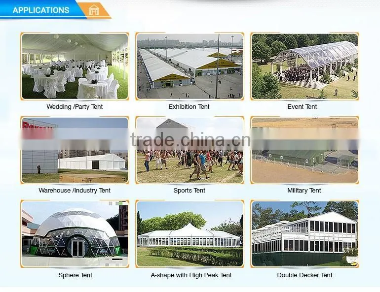 Outdoor clear top tents event tent for celebrations