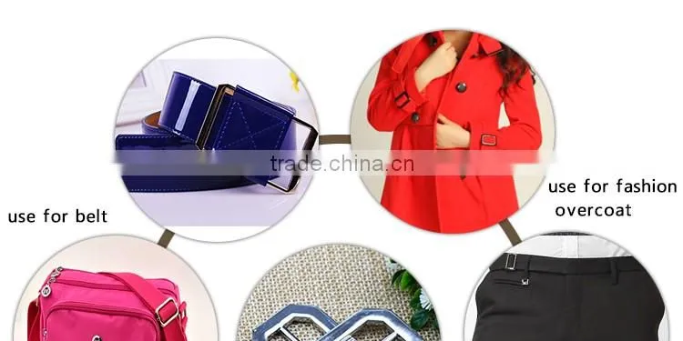 SGS metal accessories for bags zinc alloy buckel for leather bag