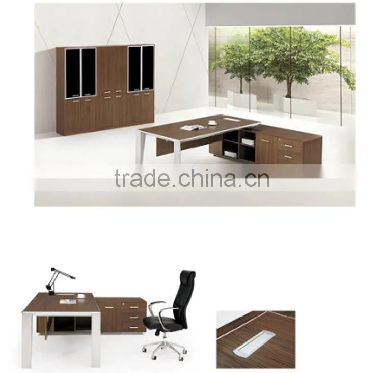 Guangzhou factory customized eco-friendly shiny executive desk