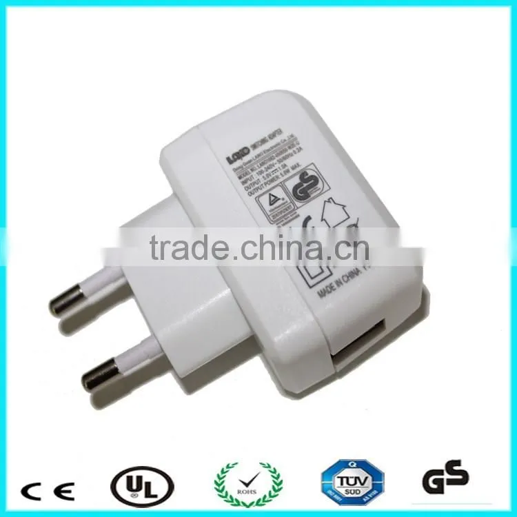 5V Mobile Phone USB Charger Adapter TUV CE Approved