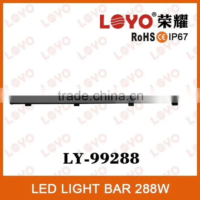 Auto led China 12 months 288W IP67 led work bar light factory led car lights