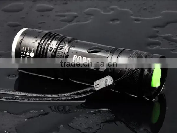 Trade Assurance Aluminum waterproof 10w rechargeable police flashlight