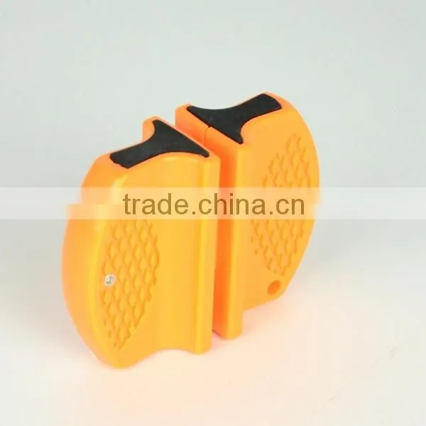 2-Step Portable/Pocket Knife Sharpener with Key Chain