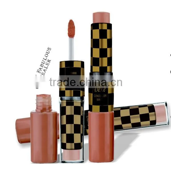 Dexe conceal wand and brush 2 in1 of waterproof