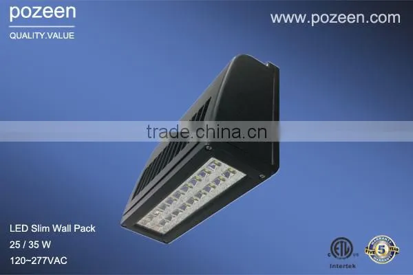 DLC Listed LED Wall Pack Light40W Outdoor LED Wall Light LED Wall Fixture