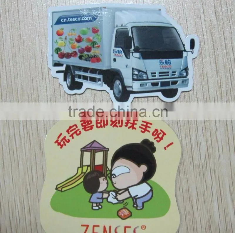 Customized 3D Chinese Cuisine Pattern Magnetic Refrigerator Sticker