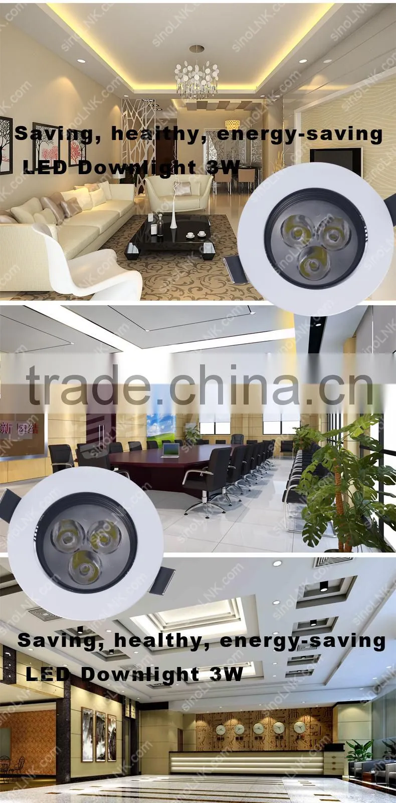 Glowever Hall lantern LED Bay light Double lamp SKD parts 15W*2 For the Africa Market