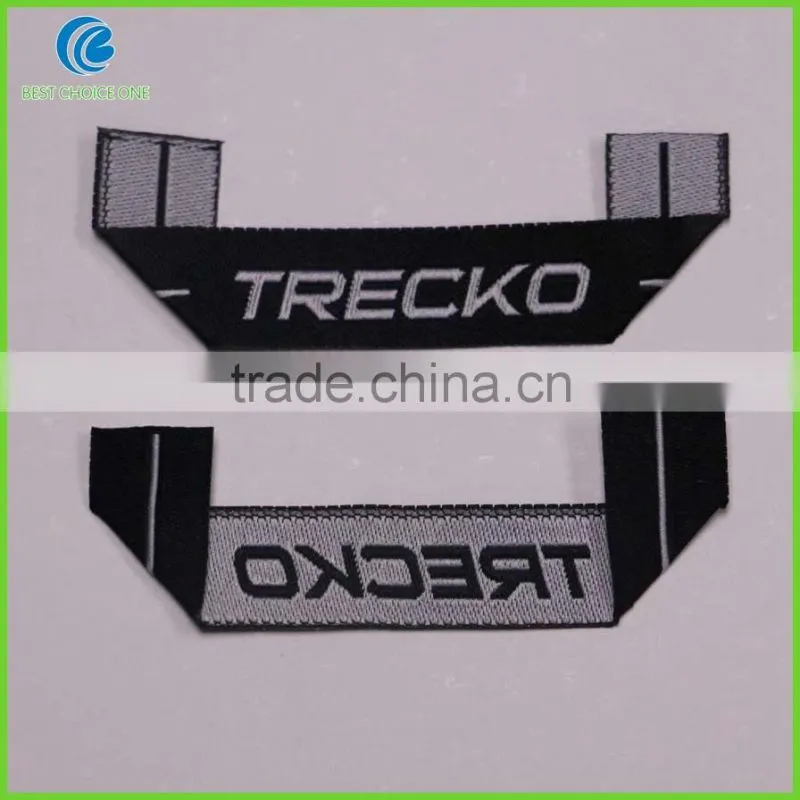 Custom High Density Labels Sewed In Cheap Woven Labels For Garment Handbags
