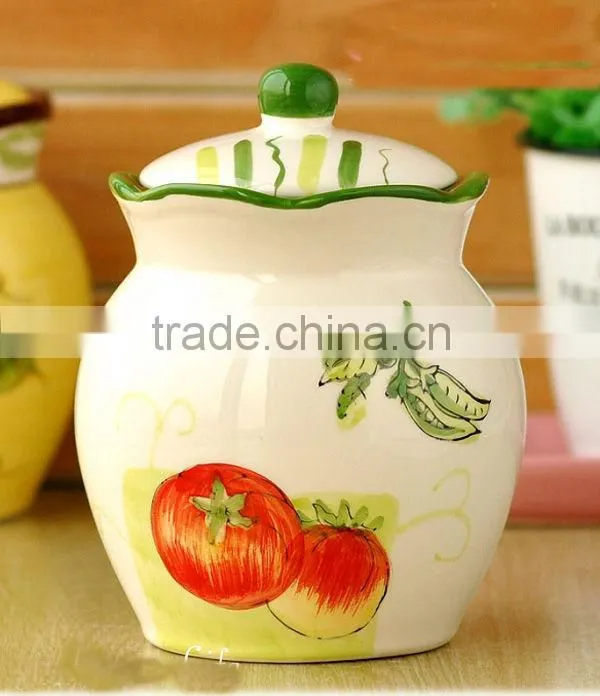 ceramic kitchen storage jar
