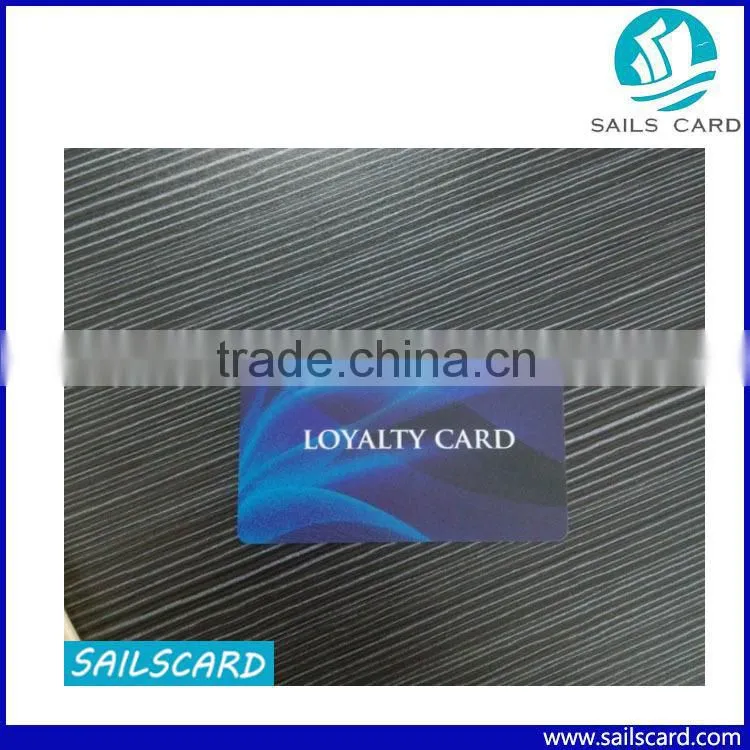 Fast Delivery Glossy RFID Smart Card with Loco/Hico Magnetic Stripe