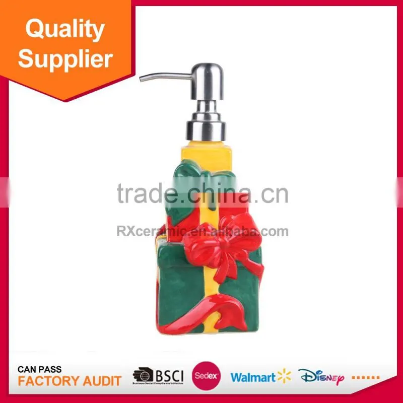New design hotel cartoon ceramic perfume bath bottle