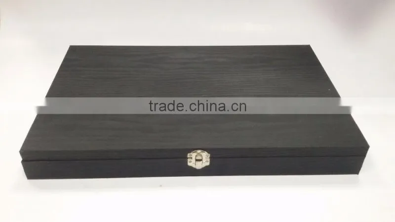High-grade wooden box packaging six sets of stainless steel chef knife fruit knife