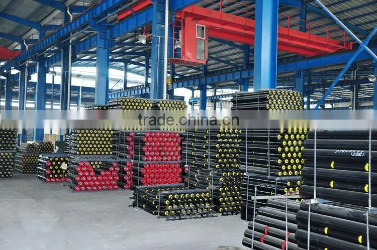 Cement material steel roller idler for belt conveyor