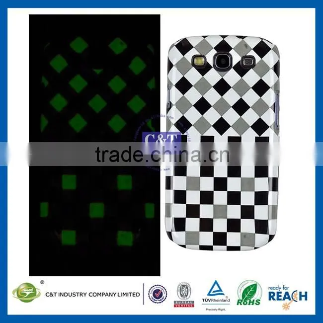 C&T Plastic luminou glow case for iphone 5c