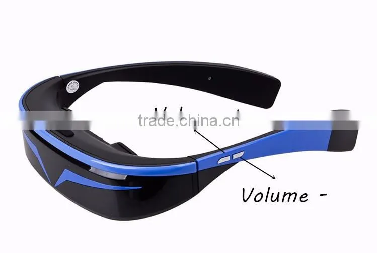 2016 Hot Sale Google Glasses 3D video glasses Android 5.1 1080P Full HD display