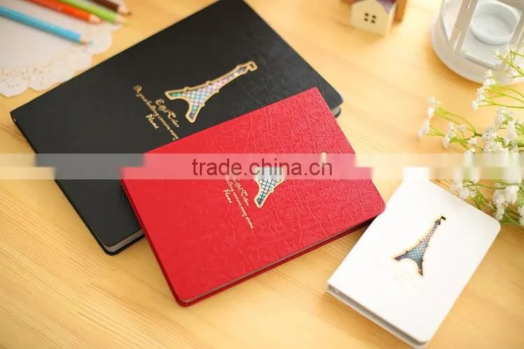 High Quality Eiffel Tower Blank Notebook Hardcover Blank Notebook Cheap Bulk