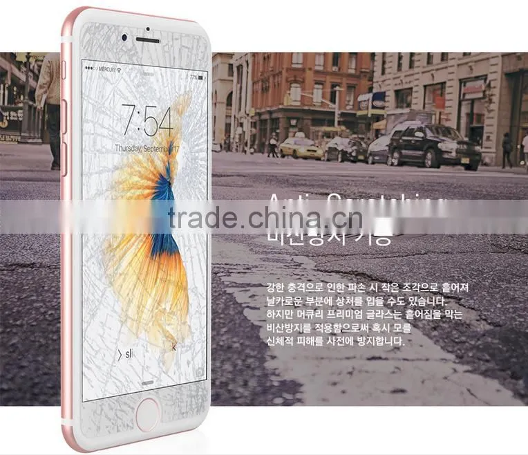 Ultra-thin 0.26mm 9H 2.5D Mercury Goospery Premium Tempered Glass Screen Protector For iphone 6 6s