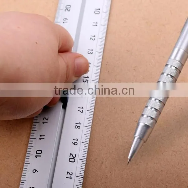 Aluminium Rule Cutting Ruler With Handle 12" Ruler With Level