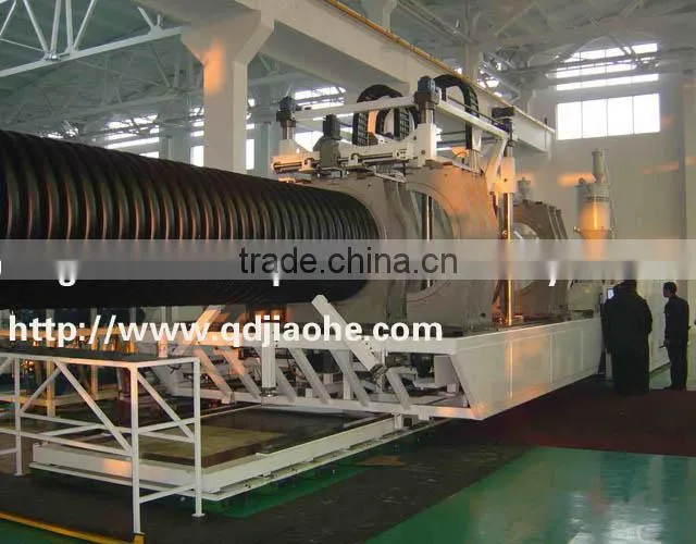 HDPE double wall corrugated pipe production line