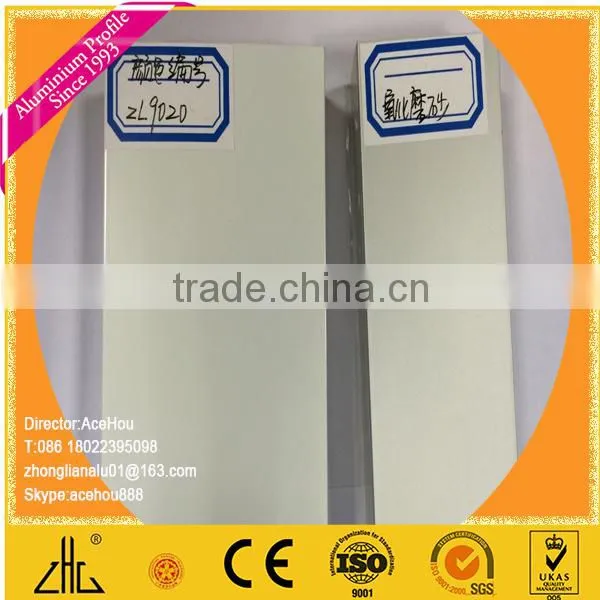 WOW!!!20 years Curtain wall powder coating extruded aluminium profiles /powder coat anodized aluminum
