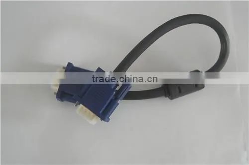 High quality black blue head VGA line 15cm cabletolink top quality
