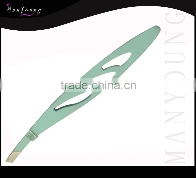 eyebrow tweezer with plated