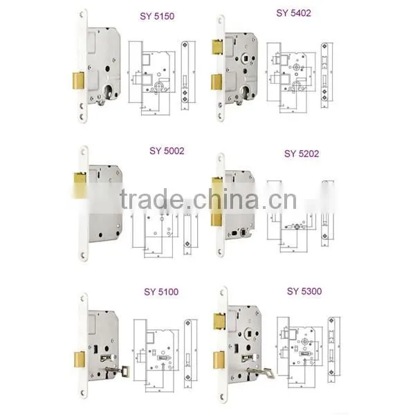 5002 Hot sale latch lock security lock for wooden door door handle lock
