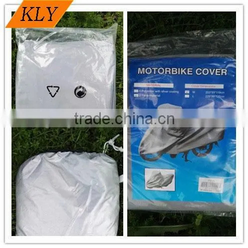 190T polyester blue waterproof motorbike UV Protective breathable outdoor cover